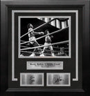 Rocky Balboa v. Apollo Creed 8" x 10" Framed Movie Photo with Engraved Autographs by Dynasty Sports & Framing