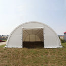 Front/Rear Panel with Roll-up Door for W40'xL80'xH20' Storage Shelter
