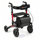 Rollator Walker for Seniors Folding Rolling Walker with Seat by LJGDeals