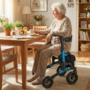 Rollator Walker for Seniors Folding Rolling Walker with Seat by LJGDeals