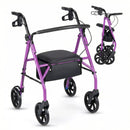 Rollator Walker with Seat and Height Adjustable Handles by LJGDeals