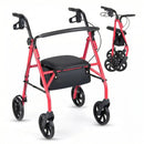 Rollator Walker with Seat and Height Adjustable Handles by DirectDeals