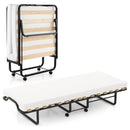Rollaway Folding Bed with Memory Foam Mattress Made in Italy by LJGDeals