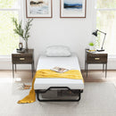 Rollaway Folding Bed with Memory Foam Mattress Made in Italy by LJGDeals