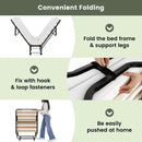 Rollaway Folding Bed with Memory Foam Mattress Made in Italy by LJGDeals