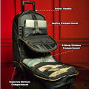 Brown Leather Carry-On Patented Roller Bag (Only 150 Made)