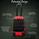Grey Leather Carry-On Roller Bag (Only 150 Made)