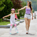 Roller Skates for Teens 4 Sizes Adjustable with Light-up Wheels for Boys Girls Ages 13+ by LJGDeals