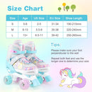 Roller Skates for Teens 4 Sizes Adjustable with Light-up Wheels for Boys Girls Ages 13+ by LJGDeals