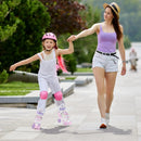 Roller Skates for Teens 4 Sizes Adjustable with Light-up Wheels for Boys Girls Ages 13+ by LJGDeals