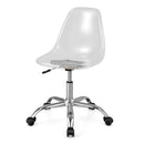 Swivel Acrylic Armless Adjustable Height Office Chair by LJGDeals
