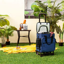 50-Can Large Leakproof Rolling Cooler with Detachable Bottom Plate by LJGDeals