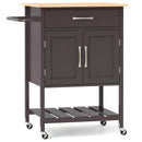 Rolling Kitchen Island Cart with Drawer and Towel Rack by LJGDeals