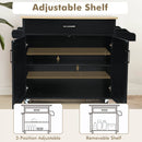 Rolling Kitchen Island Cart with Towel and Spice Rack by LJGDeals