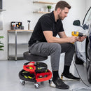 Rolling Mechanic Stool with Adjustable Height and Tool Trays by LJGDeals