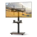 Rolling TV Stand on Wheels Mobile TV Cart for 32-75 Inch TVs Portable AV Cart by LJGDeals
