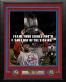 Jimmy Rollins Philadelphia Phillies 2008 World Series Photo Vertical Frame Kit by Dynasty Sports & Framing