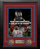 Jimmy Rollins Philadelphia Phillies 2008 World Series Photo Vertical Frame Kit by Dynasty Sports & Framing