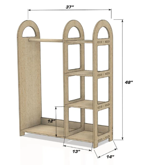 ROME- Clothing Rack, photo 6 of 7