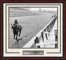 Ron Turcotte Riding Secretariat at the 1973 Belmont Stakes Framed Horse Racing Photo by Dynasty Sports & Framing
