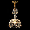 Rondelle Crystal Flower Pendant Lamp