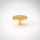 Rondelle, Solid Brass Cabinet Knobs