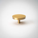 Rondelle, Solid Brass Cabinet Knobs