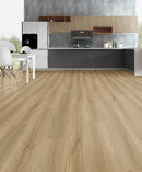 Bethany Natural Embossed Matte 9.37"x60" Waterproof Laminate Flooring 12mm - Greek