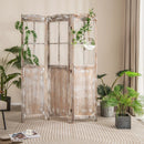 6 Feet Folding Privacy Screen-Coffee by LJGDeals