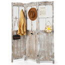 6 Feet Folding Privacy Screen-Coffee by LJGDeals