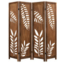 Room Divider 5.6 FT Folding Partition Stand with Double Action Metal Hinges by LJGDeals