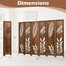 Room Divider 5.6 FT Folding Partition Stand with Double Action Metal Hinges by DirectDeals