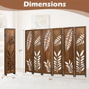 Room Divider 5.6 FT Folding Partition Stand with Double Action Metal Hinges by LJGDeals