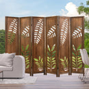 Room Divider 5.6 FT Folding Partition Stand with Double Action Metal Hinges by LJGDeals