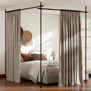 Room Divider Curtain Rod with Adjustable Floor to Ceiling Tension Rod (Curtains Not Included) by LJGDeals