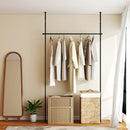 Room Divider Curtain Rod with Adjustable Floor to Ceiling Tension Rod No Drilling Required by LJGDeals