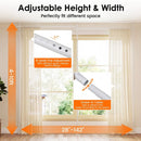 Room Divider Curtain Rod with Adjustable Floor to Ceiling Tension Rod (Curtains Not Included) by LJGDeals