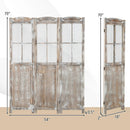 6 Feet Folding Privacy Screen-Coffee by LJGDeals