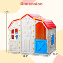 Cottage Kids Playhouse with Openable Windows and Working Door by LJGDeals