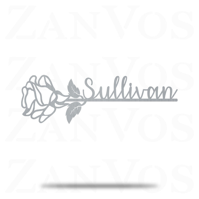 Rose Name Monogram