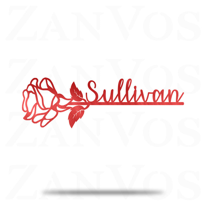 Rose Name Monogram