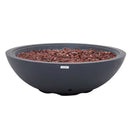 Elementi Plus Rose Bowl 48" Round Concrete Fire Bowl OFG420