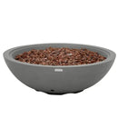 Elementi Plus Rose Bowl 48" Round Concrete Fire Bowl OFG420