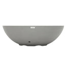 Elementi Plus Rose Bowl 48" Round Concrete Fire Bowl OFG420