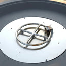 Elementi Plus Rose Bowl 48" Round Concrete Fire Bowl OFG420