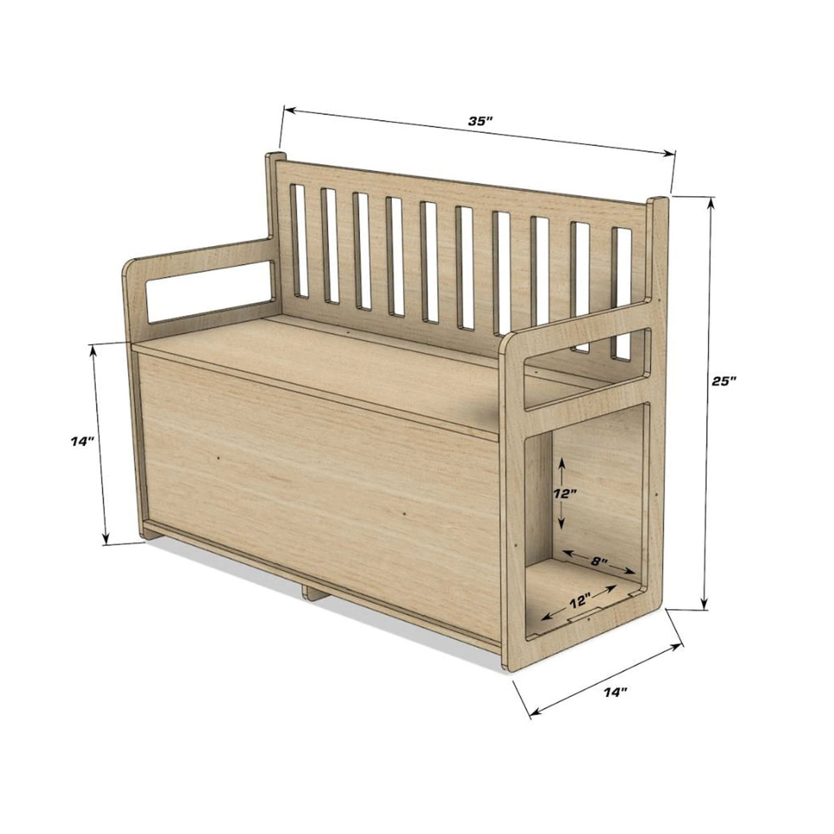 ROSS- Toddler Bench, photo 8 of 9