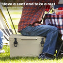 Rotomolded Cooler with Integrated Cup Holders and Bottle Opener by LJGDeals