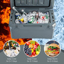 Rotomolded Cooler with Integrated Cup Holders and Bottle Opener by LJGDeals