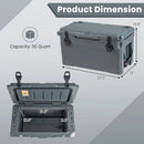 Rotomolded Cooler with Integrated Cup Holders and Bottle Opener by LJGDeals