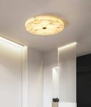 Alabaster Round Ceiling Lamp